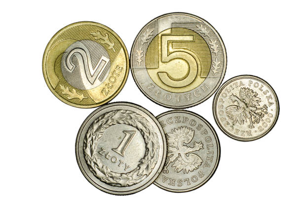 istock Different Polish zloty coins. 1012522456