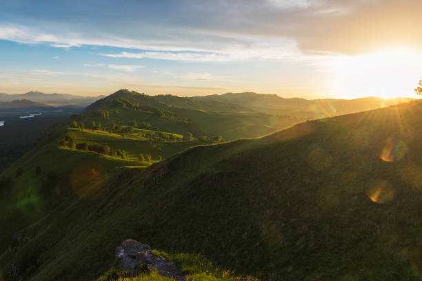 istock Beauty dawn in the mountains 1012530460