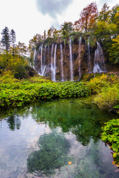 istock Waterfalls in the Plitvice lakes 1012548244