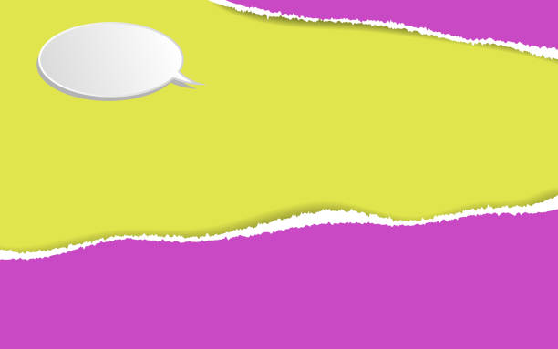 istock Ripped paper with speech bubble. Vector of ripped paper. the paper was ripped background. 1012551774