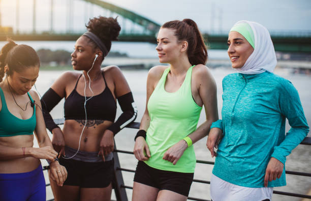 istock Enjoy in exercise and friendship 1012569932