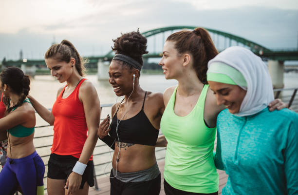 istock Enjoy in exercise and friendship 1012570348