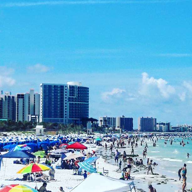 istock Busy Beach in Tourist Season 1012570528