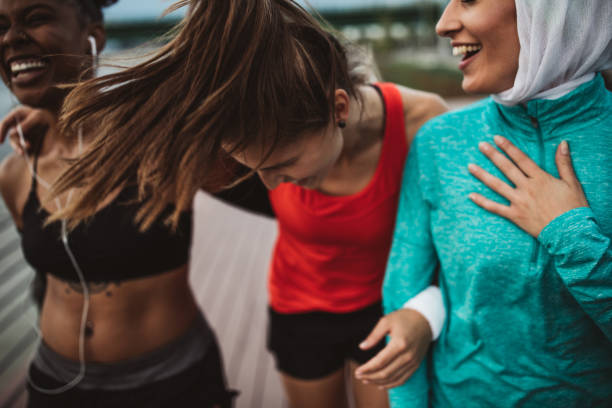 Enjoy in exercise and friendship