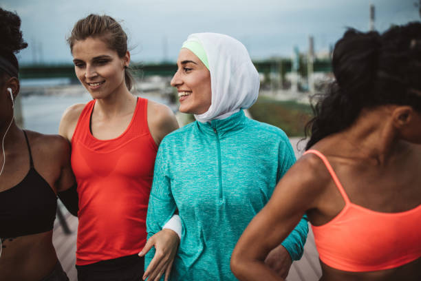 istock Enjoy in exercise and friendship 1012570576