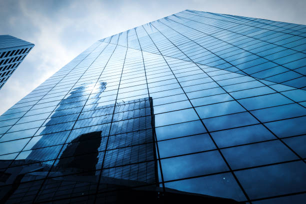 istock Windows of Skyscraper Business Office in chengdu, china 1012574474