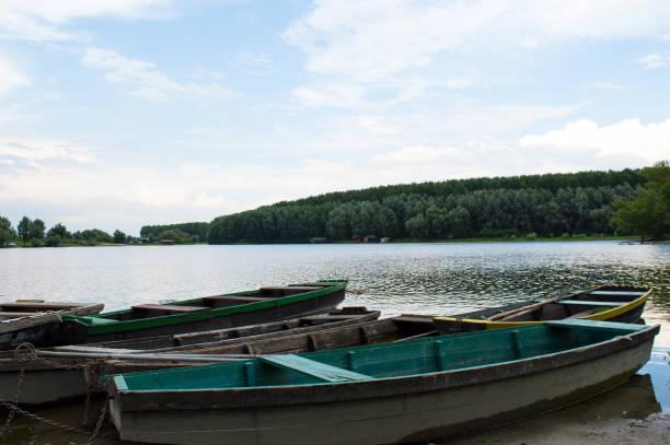 istock Several boats on the Riverside in Nature Reserve 1012580870