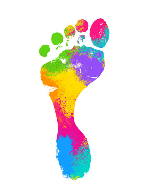 ilustrações de stock, clip art, desenhos animados e ícones de footprints - sole of foot