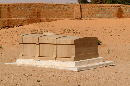 The grave of Charles de Foucauld, El Golea oasis, Ghardaia Province, Algeria.