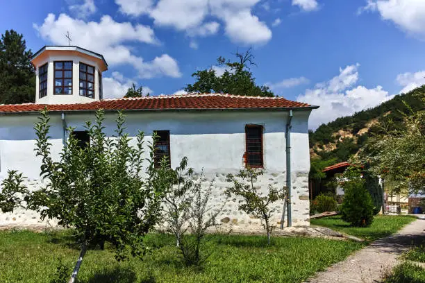 Church from the nineteenth century Saint George known as the Church of Reverend Stoyna at Zlatolist Village, Blagoevgrad region, Bulgaria