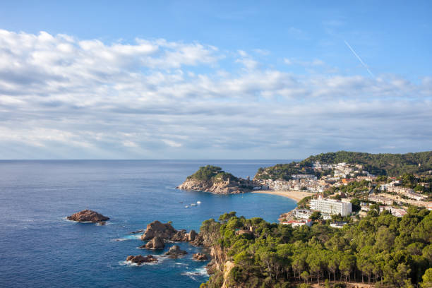 istock Tossa de Mar at Costa Brava Coastline 1012628168