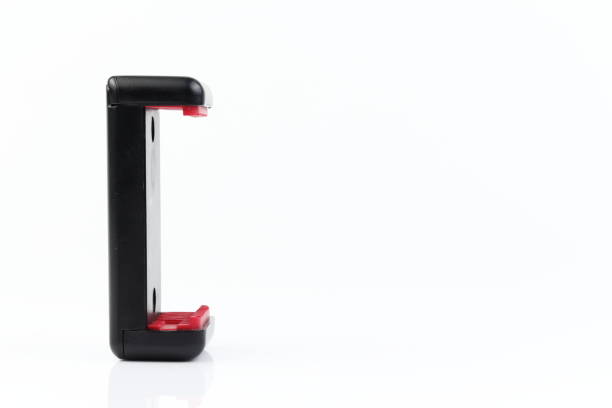istock Universal Smartphone Clamp. Cell phone holders. Mobile phone Clamp. isolated on white background. 1012644994