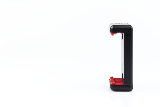 istock Universal Smartphone Clamp. Cell phone holders. Mobile phone Clamp. isolated on white background. 1012647208