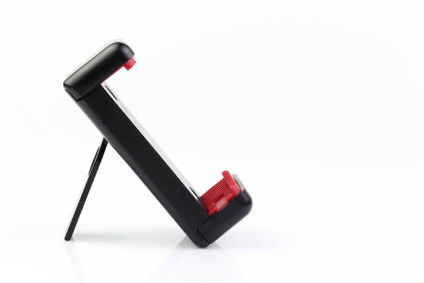 istock Universal Smartphone Clamp. Cell phone holders. Mobile phone Clamp. isolated on white background. 1012647416