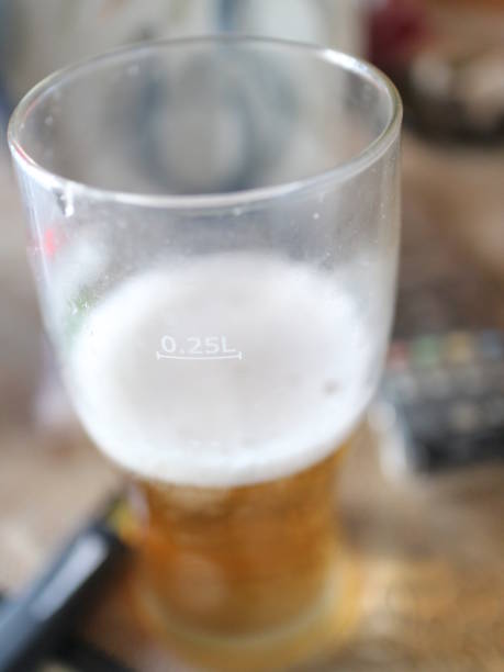 istock a glass of beer on the table 1012648050
