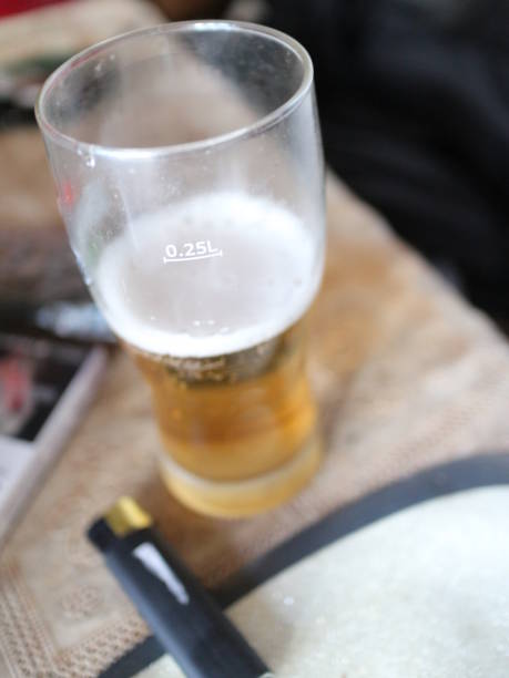 istock a glass of beer on the table 1012648094