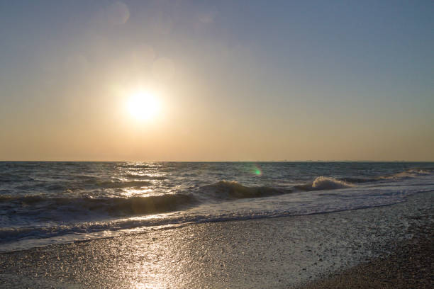 istock Beautiful sunset on the summer sea 1012648200