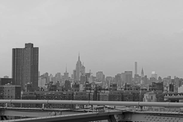 istock Big apple in black and white world 1012654790