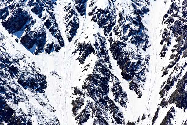 istock Background of winter texture with snow 1012655622