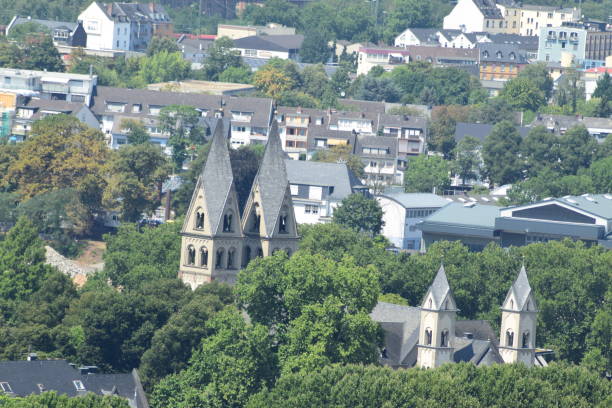 istock aerial view on Koblenz rhine side 1012676922