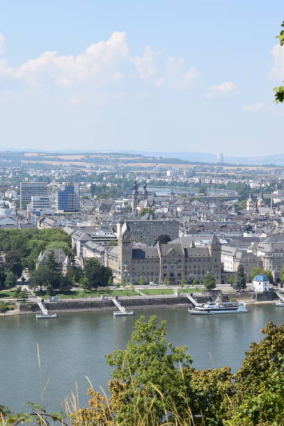 istock aerial view on Koblenz rhine side 1012679240