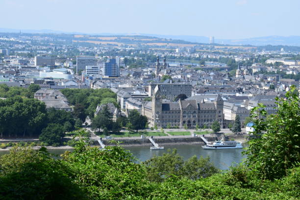 istock aerial view on Koblenz rhine side 1012680214