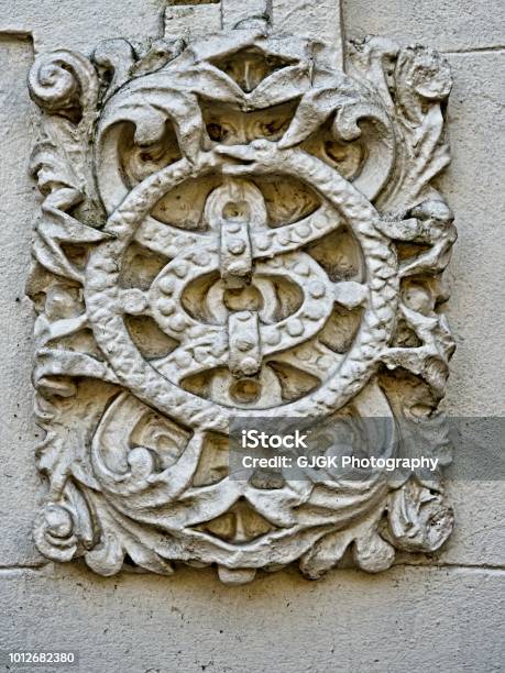 Ornamental Design At Entrance Of Building Stock Photo - Download Image Now - New Orleans, Tulane University, Abstract