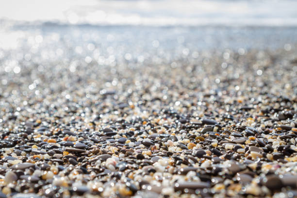 istock Sea stones on the seashore in the summer 1012687522