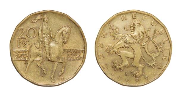 istock Czech Crown Coins, 20 CZK.Czech Republic 1012698578