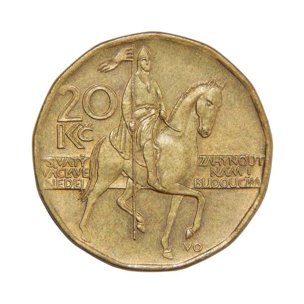 istock Czech Crown Coins, 20 CZK.Czech Republic 1012698634