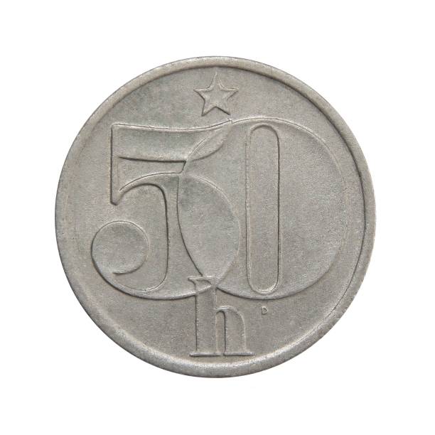 istock Czech Crown Coins,50 CZK. 1012698636