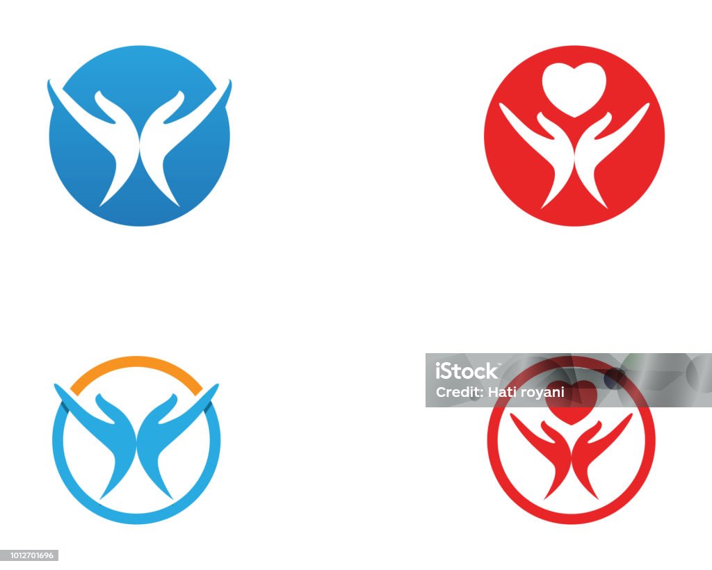 Help Ahead Logo Hand Help Logo Stock Illustration - Download Image Now - Blue, Business ...