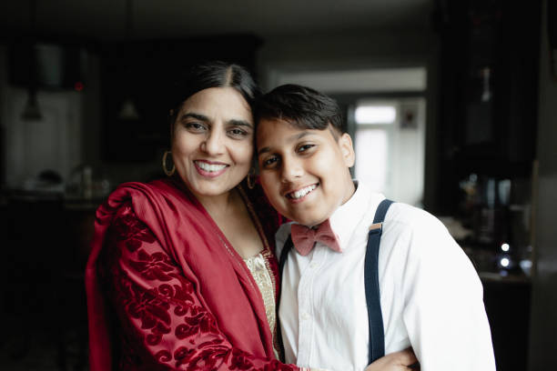 istock Indian mother with here son 1012707036