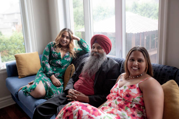 istock Indian father with his two daughter 1012709718