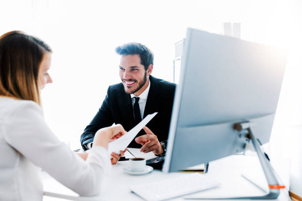 istock The reports show that we've had our best quarter yet! 1012727322