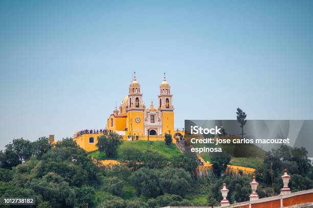 Cholula Church Stock Photo - Download Image Now - Puebla State, Mexico, Church