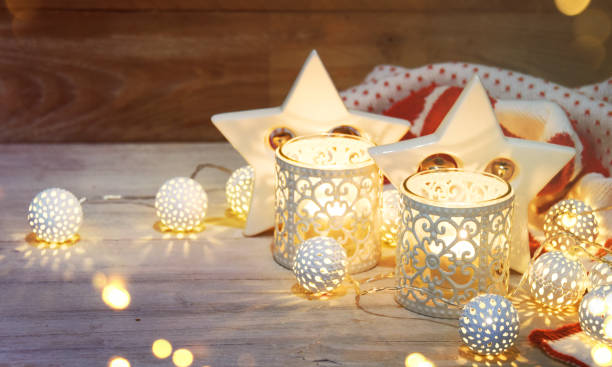 istock Christmas cozy decoration and lighting 1012765800