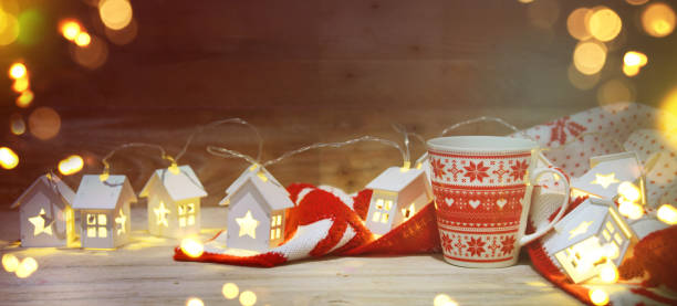 istock Christmas cozy decoration and lighting 1012768000