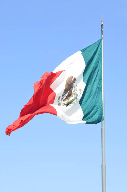 istock national flag of Mexico blowing in wind on flag pole 1012783886