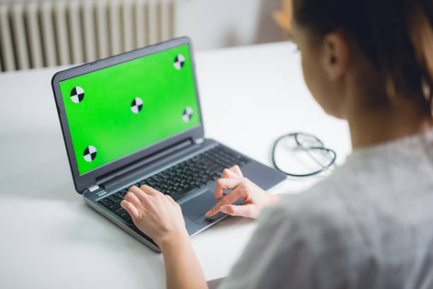 istock Female doctor using laptop in the office 1012793312