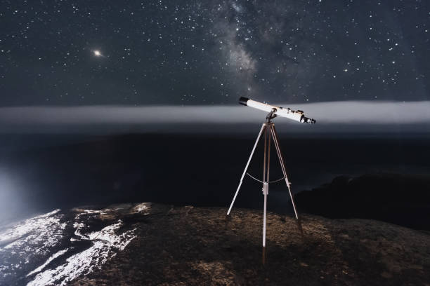 istock Observing Mars & Milky Way with Telescope 1012809038