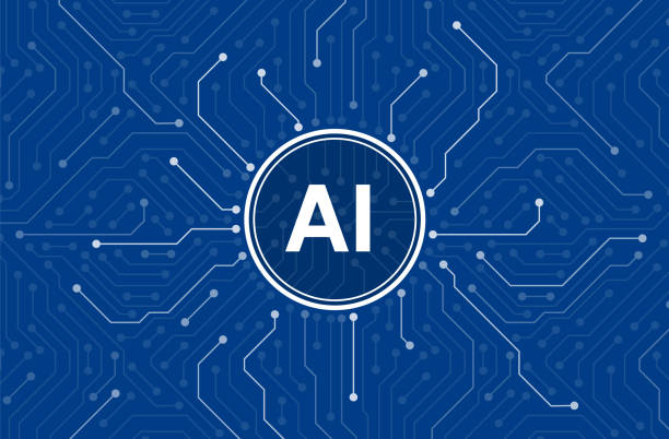 ilustrações de stock, clip art, desenhos animados e ícones de circuit board in the cyborg brain, artificial intelligence of digital human. - artificial intelligence