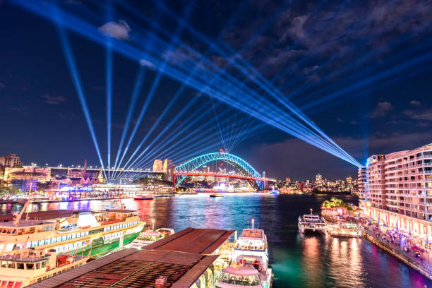 istock Vivid Sydney 2018 - Circular Quay 1012852688