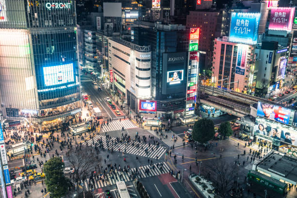istock Shibuya Crossing at night 1012855220