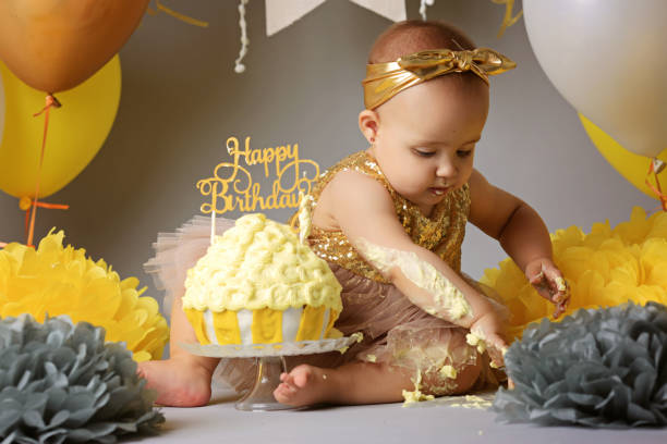 istock Little girl celebrating here second birthday 1012862774