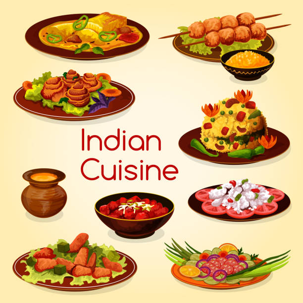Cartoon Of A Indian Fish Curry Stock Photos, Pictures & Royalty-Free Images  - iStock
