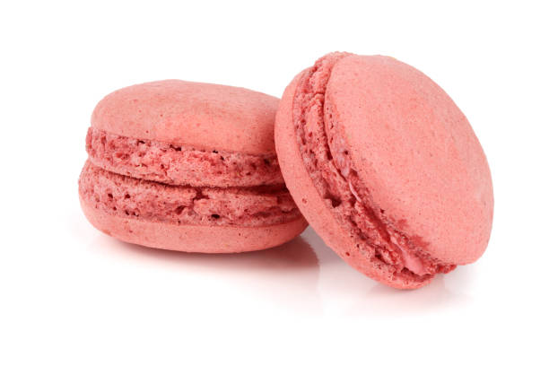 istock red macaroon isolated on white background closeup 1012894592