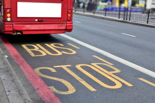 istock Red bus in London 1012916348
