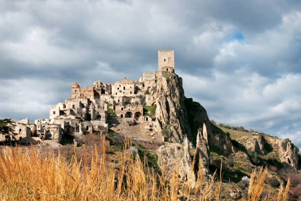 istock Craco - ghost town devastated by natural conditions 1012933778