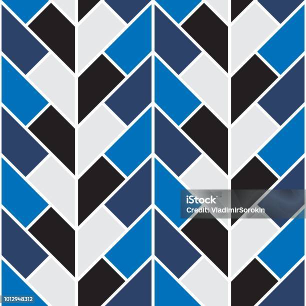 Chevron Tile Pattern Vector Vector Chevron Pattern Stock Illustration - Download Image Now ...